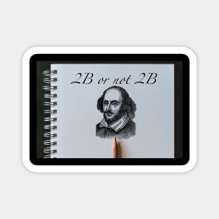 Shakespeare Pencil Pun Magnet