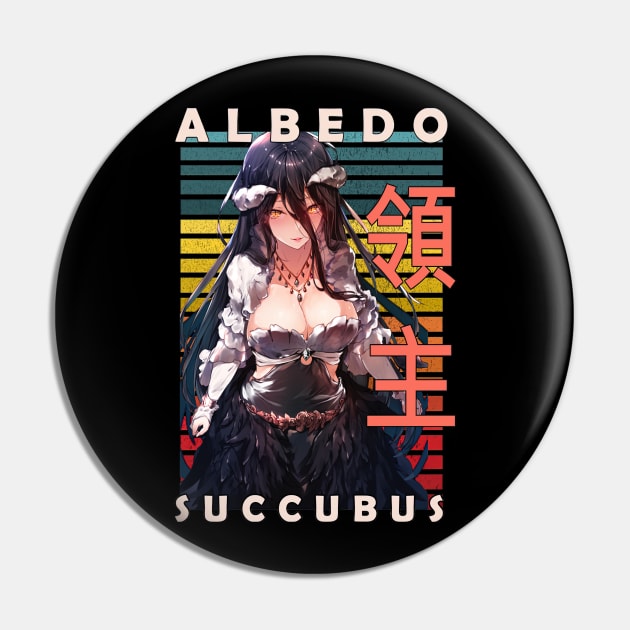 Albedo Succubus Over Lord Weeaboo Guild Anime Pin by CarolIrvine