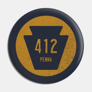 412 Penna (faded) Pin