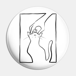 Kitty head scratches Pin