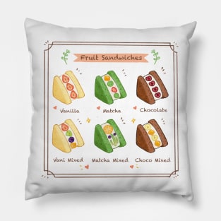 Fruit Sandwich Menu❤️ Pillow