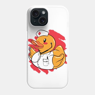 Cute Nurse Rubber Duckie // Squeaky Duck Rubber Ducky Phone Case