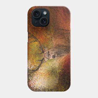 Deer in the autumn forest Phone Case