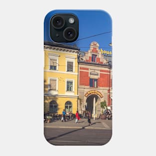 City Street Houses Oslo Norway Phone Case