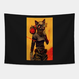 Cat agent 001 Tapestry