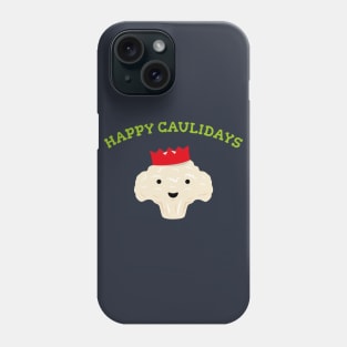 Happy Caulidays - Festive Cauliflower Phone Case