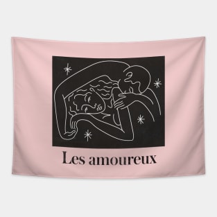 the lovers - Les amoureux Tapestry