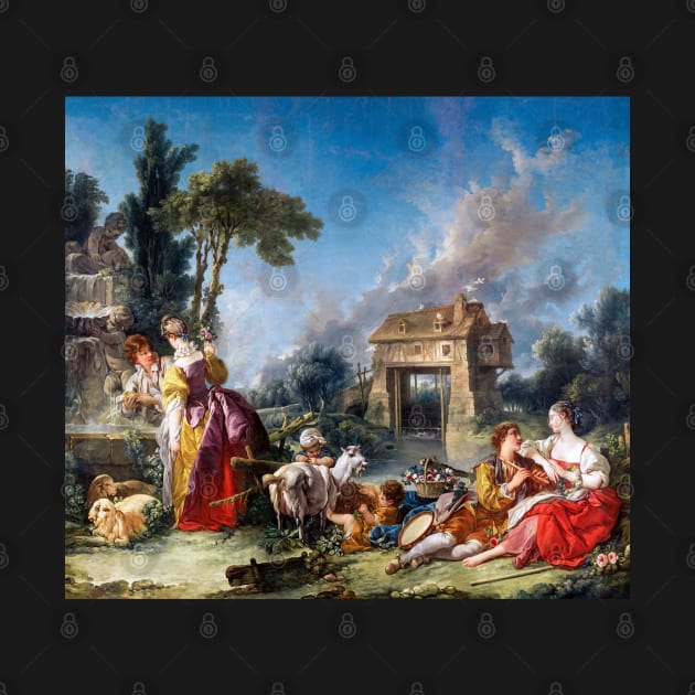 The Fountain of Love by Boucher by academic-art