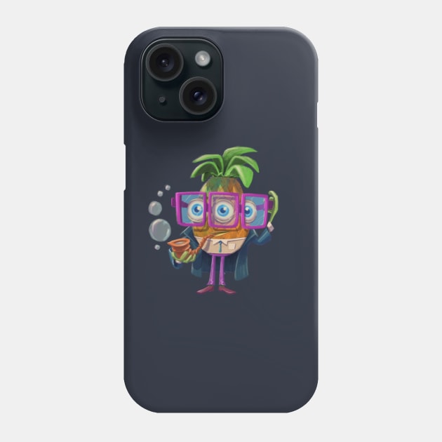 Studio Smush - The Pineapple P.I. Phone Case by StudioSmush