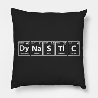 Dynastic (Dy-Na-S-Ti-C) Periodic Elements Spelling Pillow