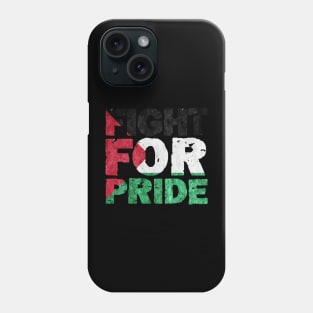 Fights for pride palestine Phone Case