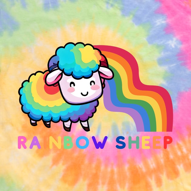 Cute Rainbow Sheep by little osaka shop