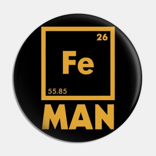 Iron Man Science Pin