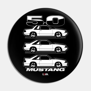 Foxbody 5.0 Ford Mustang Sides Pin