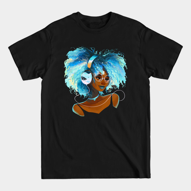 Discover Ocean Vibes - Afro - T-Shirt