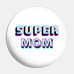 SUPERMOM, mothers day, american mother Pin