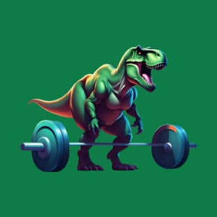 T-Rex Bodybuilder, Deadlifting, T-Shirt