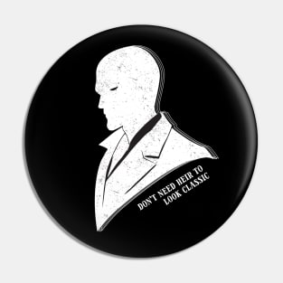 Bald Guy Classic Cool Gift Pin