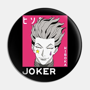 Hisoka the joker Pin