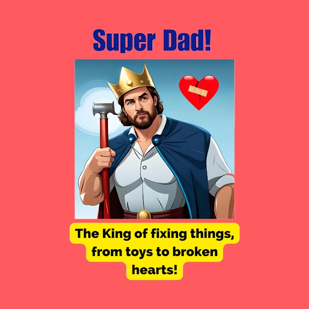 Super Dad: The king of fixing things, from toys to broken hearts by HappyWords