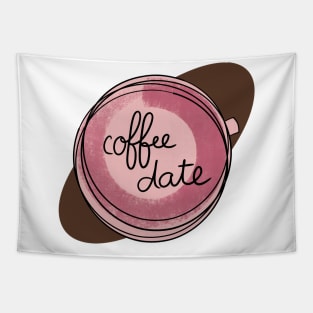 Coffee Date / Cute Coffee Dates Tapestry