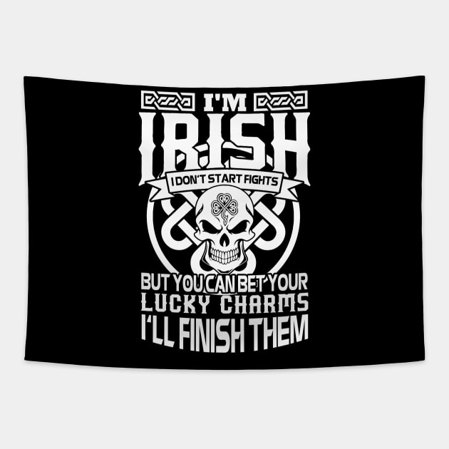 PATRICK DAY, Irish Lucky charms Tapestry by tabaojohnny