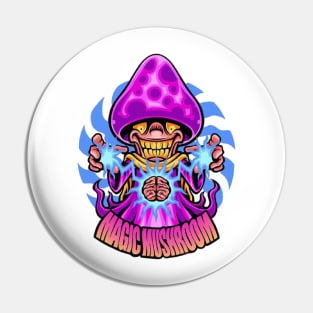 Magic mushroom Pin