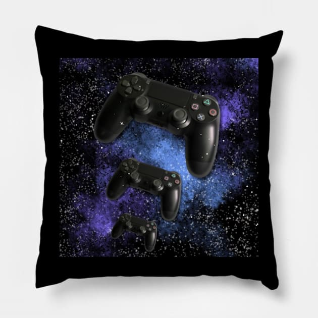 Galaxia playstation Pillow by Enryhg69