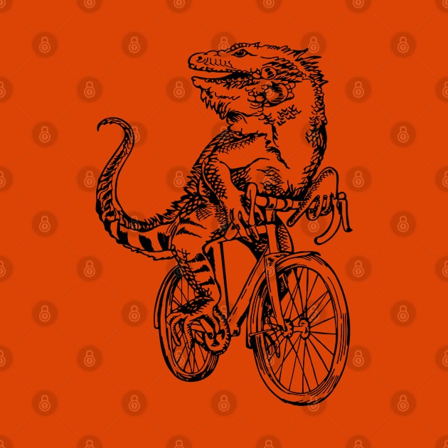 SEEMBO Iguana Cycling Bicycle Bicycling Cyclist Biking Bike by SEEMBO