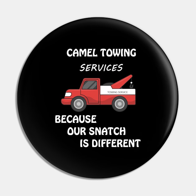 Funny Tow Driver Shirt Camel Towing Tow Truck Gift Humor Pin by Trendy_Designs