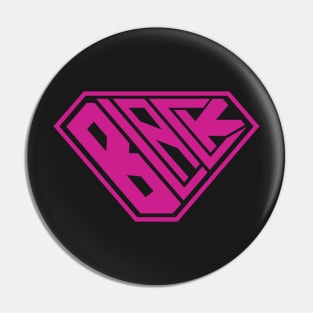 Black SuperEmpowered (Pink) Pin