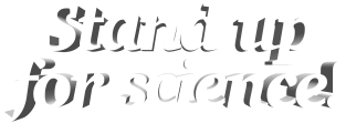 Stand up for science! Statement Design Magnet