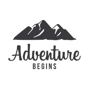 Mountains Adventure Begins T-Shirt