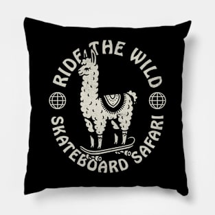 Skateboard Safari! Pillow