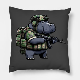 Tactical Hippo Pillow