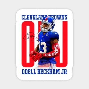 Odell Beckham Jr Aesthetic Tribute 〶 Magnet