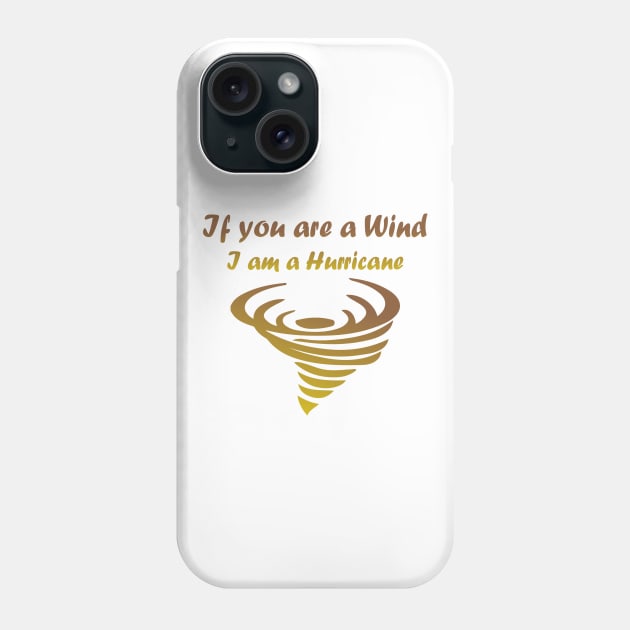 hurricane design Phone Case by nedjm