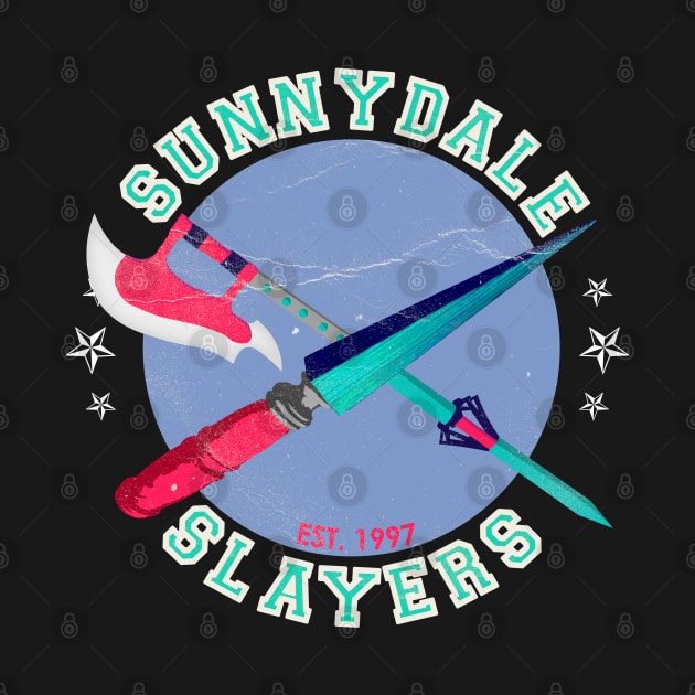 Sunnydale Slayers Varsity style logo ver. 2 by Afire