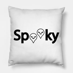 Spooky  being spooky artistic design Pillow