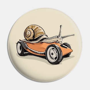 Snail Racing Pin