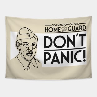 Lcpl Jones Don't Panic Quote Tapestry