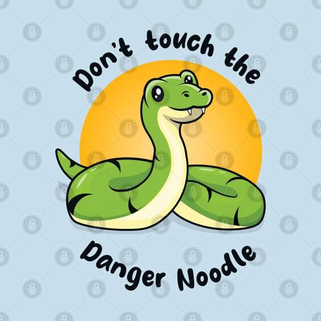 Don't touch the danger noodle (on dark colors) by Messy Nessie