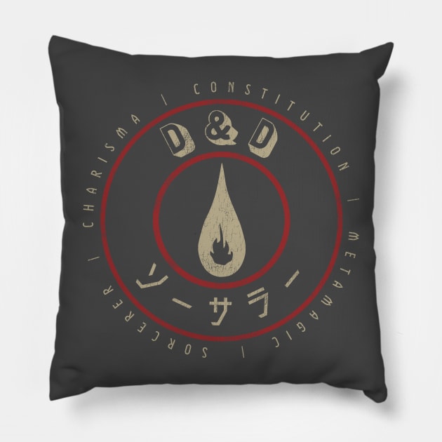 D&D Sorcerer Pillow by StebopDesigns