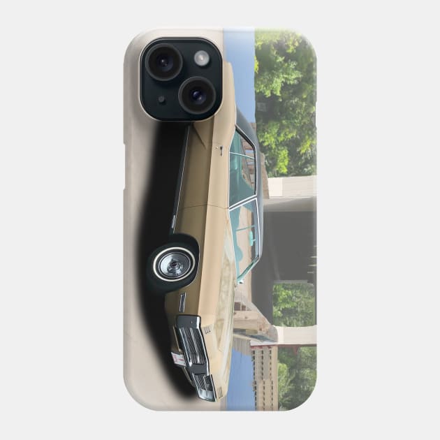 1967 Pontiac Grand Prix in our covered bridge series on front and back Phone Case by Permages LLC