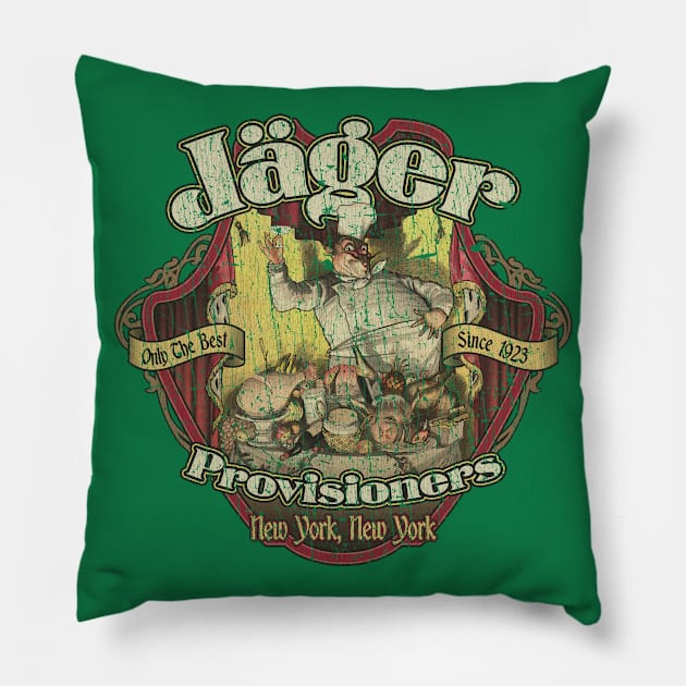 Jäger Provisioners NYC 1926 Pillow by JCD666