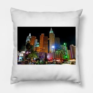 New York New York Las Vegas America Pillow