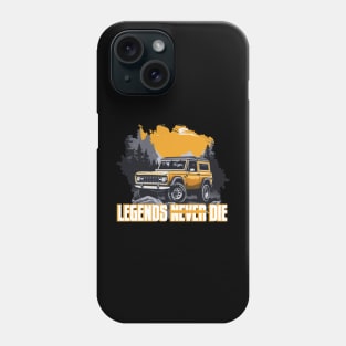 Legends Never Die BRONCO Phone Case