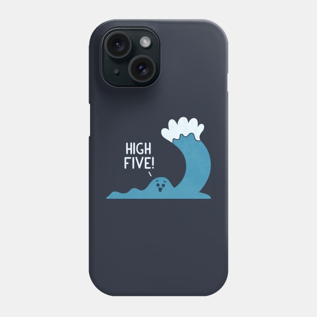 High Wave Phone Case by HandsOffMyDinosaur