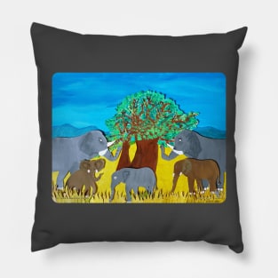 Family (MKJ for IFAW '18) Pillow