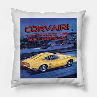 Corvair Monza GT - The Car of Tomorrow, Built Yesterday! Pillow